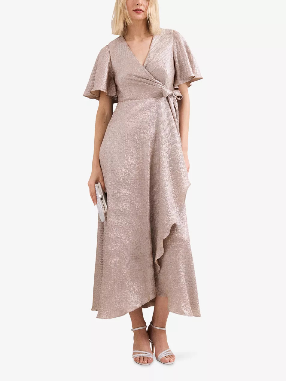 Julissa Wrap Woven Maxi Dress | Selfridges