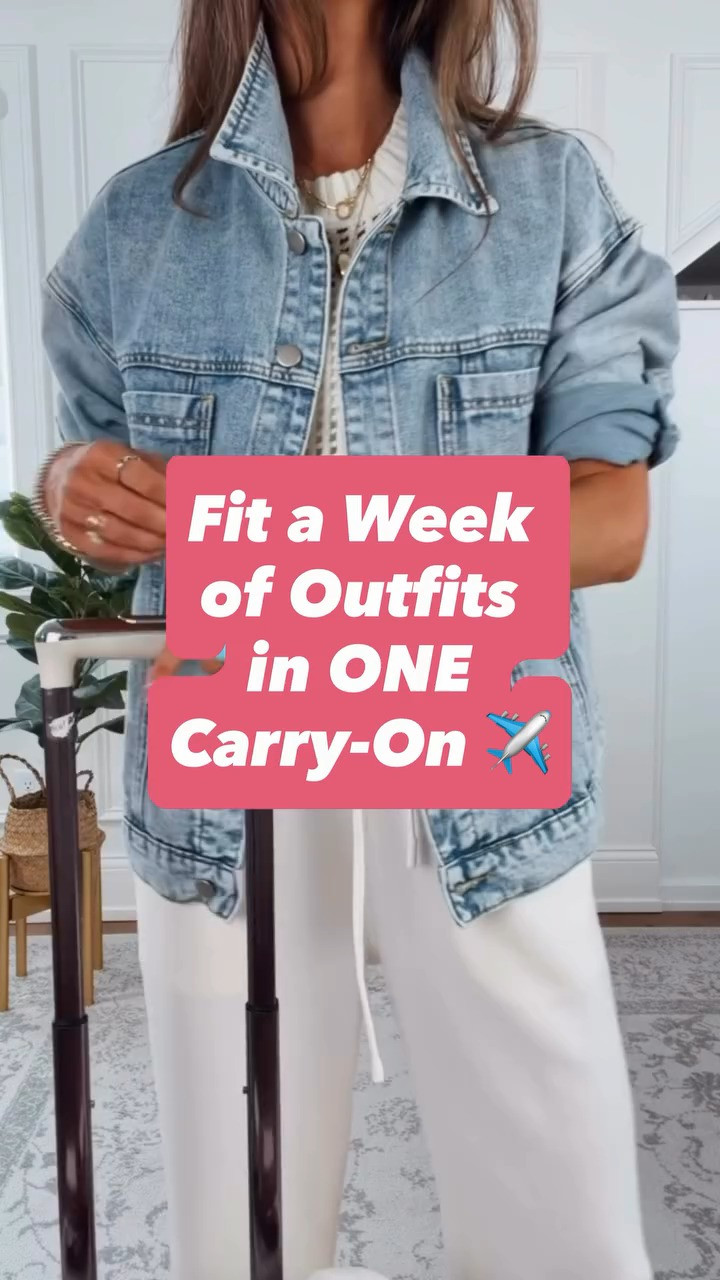 One week of outfits in just one carry-on!  

 #LTKgrwm #LTKmomlife #LTKvlog