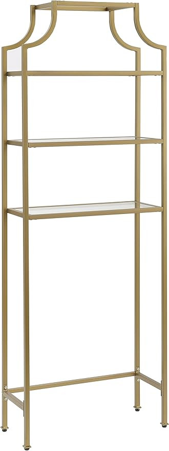 Crosley Furniture Aimee Space Saver, Gold | Amazon (US)