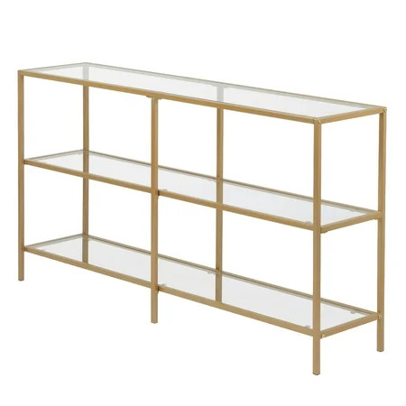 SamyoHome Metal Frame Console Table Gold Sofa Table Entryway Table for Living Room 51.2 Lx11.8 Wx28. | Walmart (US)