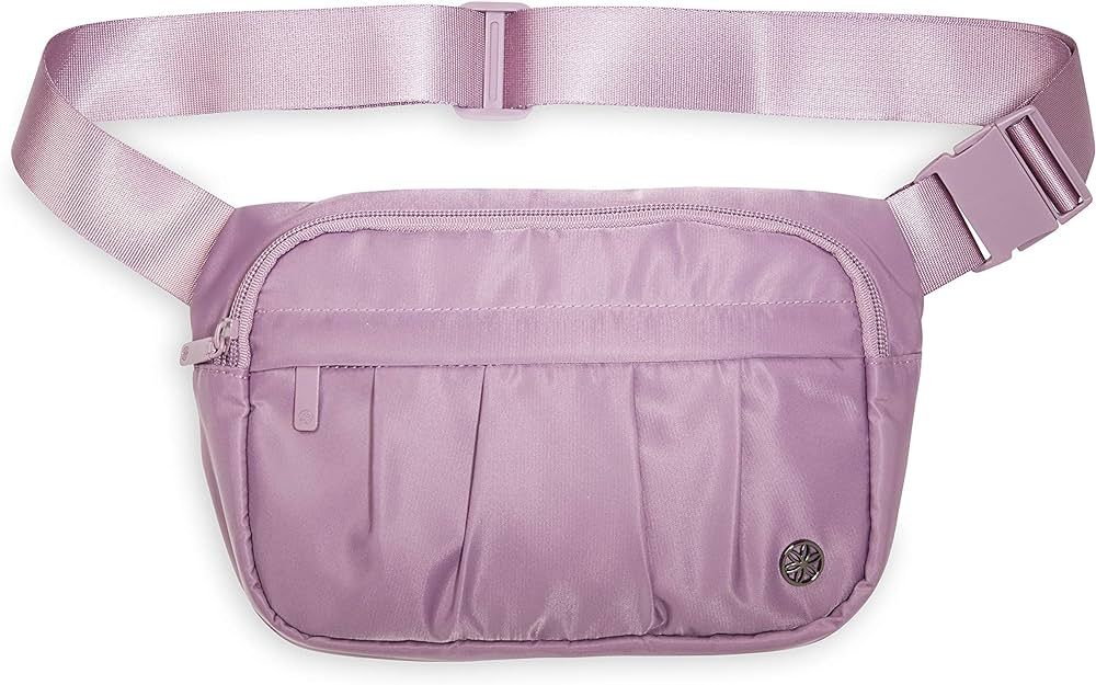 Gaiam Fanny Pack Running Belt Bag - Out & About Waist Pack Cell Phone Holder Exercise Gym Slim Zi... | Amazon (US)