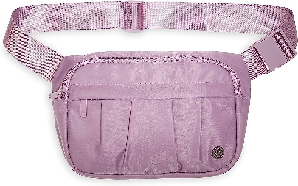 Gaiam Fanny Pack Running Belt Bag - Out & About Waist Pack Cell Phone Holder Exercise Gym Slim Zi... | Amazon (US)
