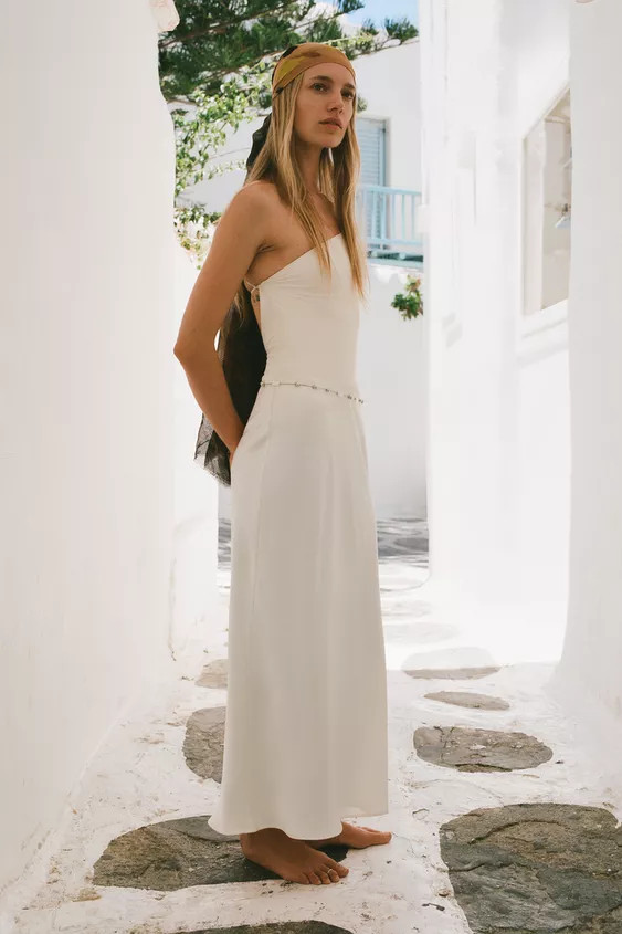 SATIN MIDI SKIRT | Zara UK