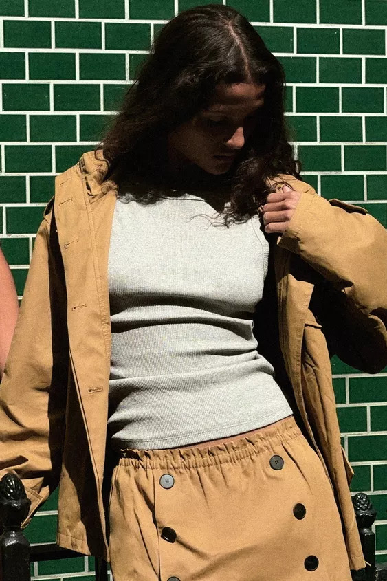 BUTTON SKORT | Zara UK