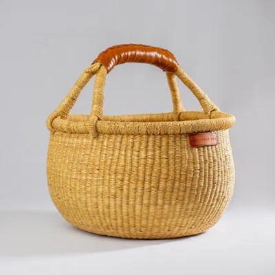 Bolga Handwoven Wicker Basket | Perigold