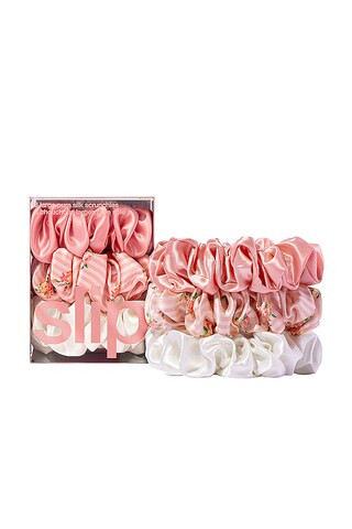 slip Large Scrunchies Set Of 3 in Petal from Revolve.com | Revolve Clothing (Global)