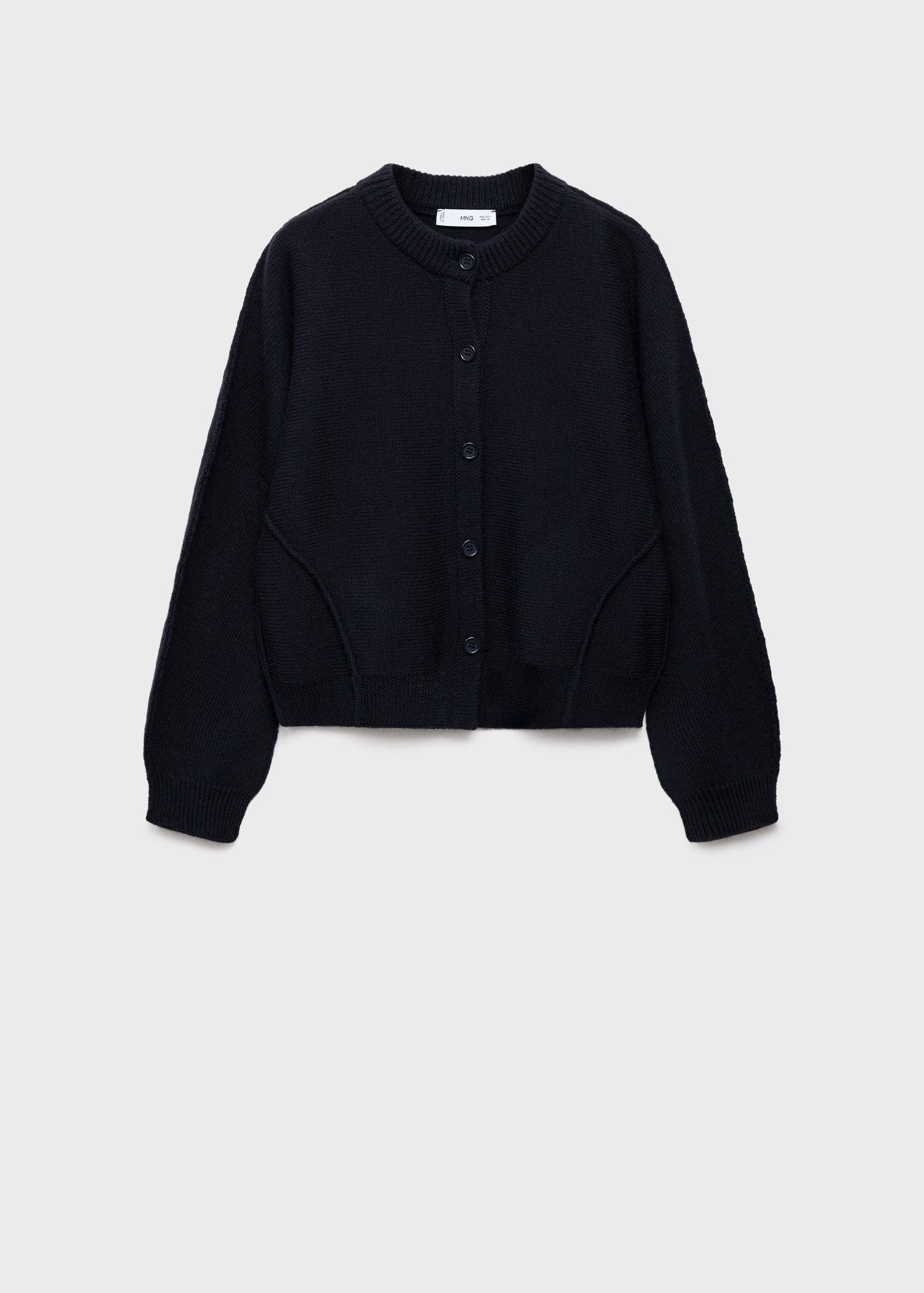 Straight-fit cardigan with buttons - Women | MANGO United Kingdom | MANGO (UK)