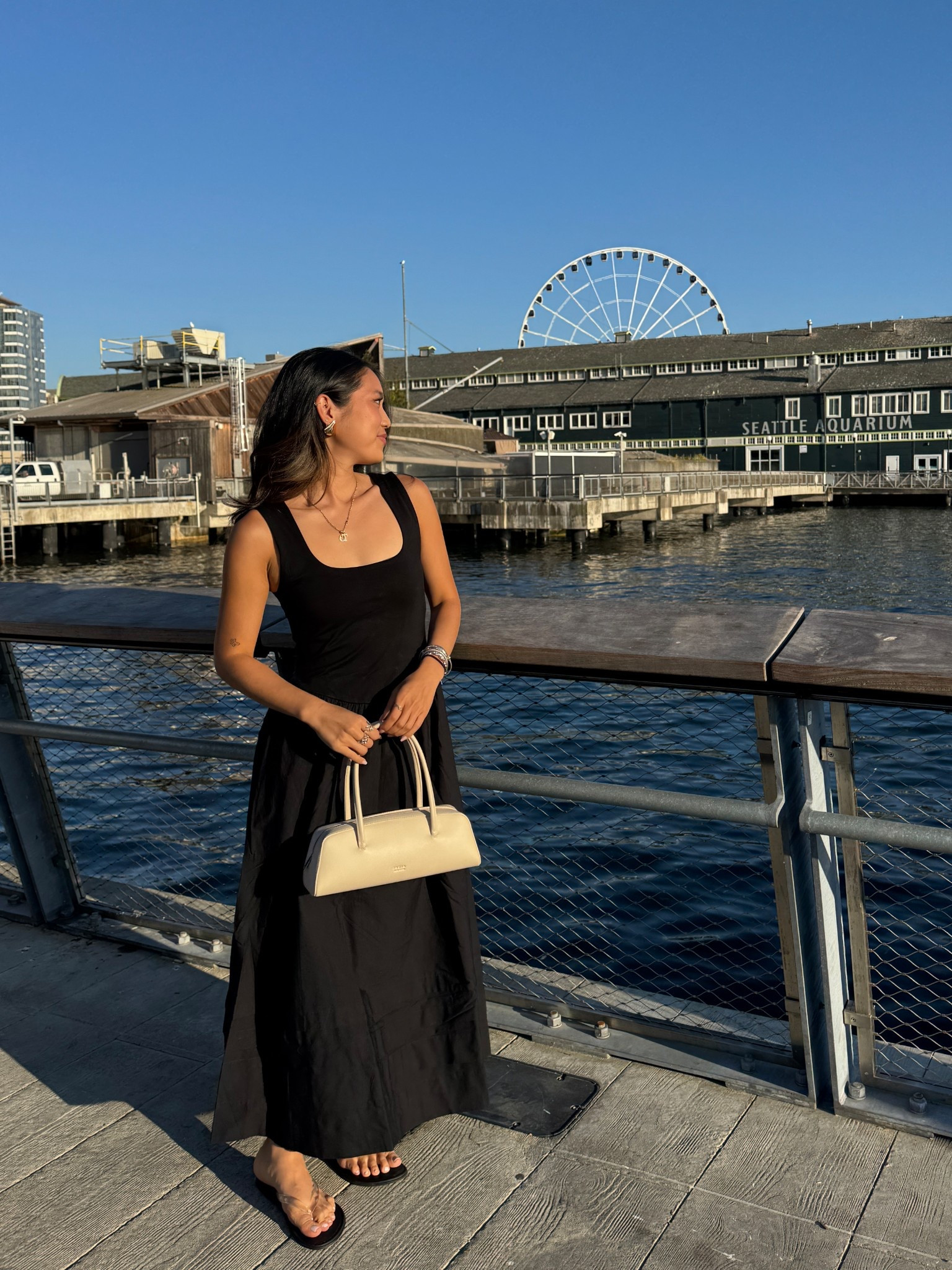 wearing size small in the dress, runs slightly big! earrings are old heaven mayhem - linked similar!