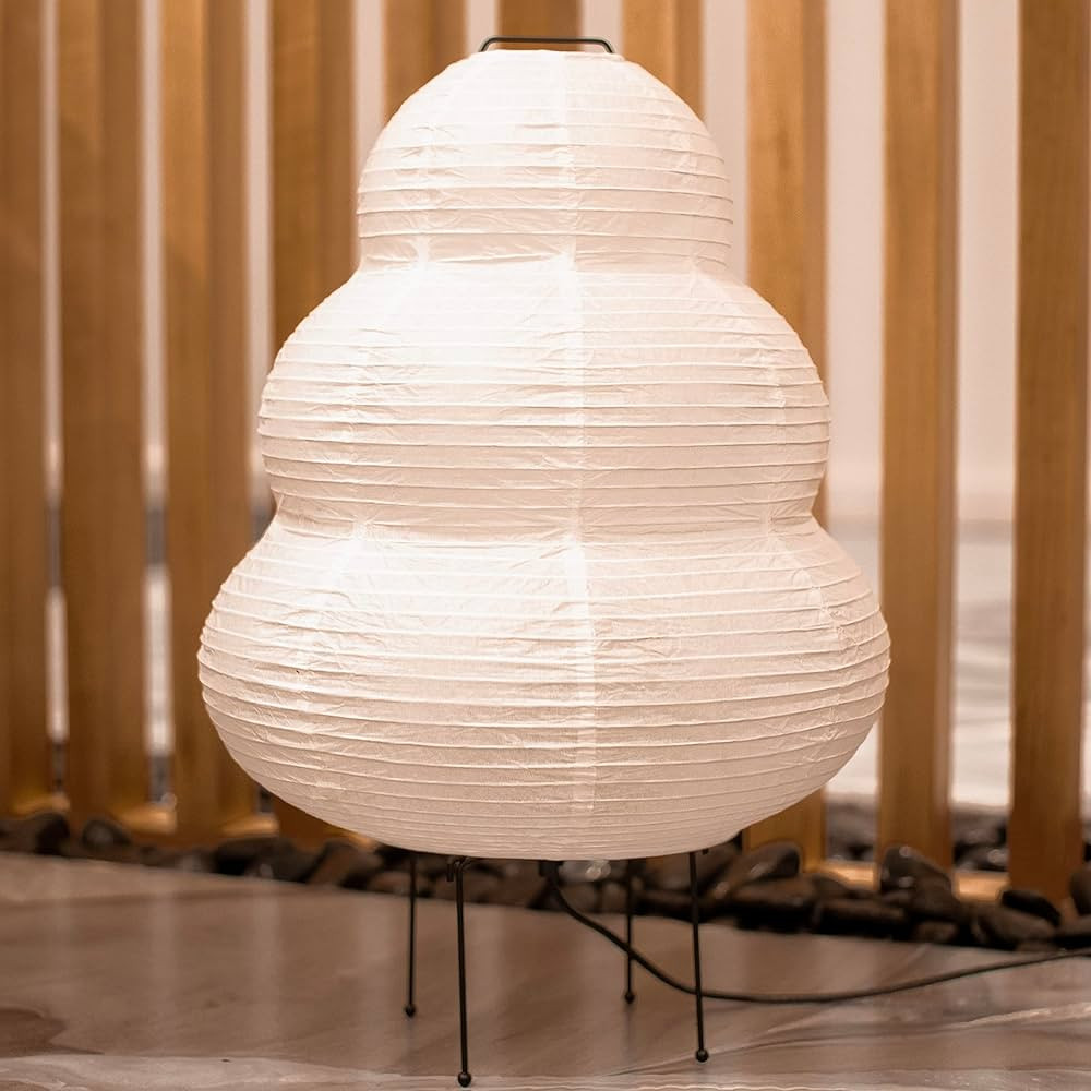 Nogy Noguchi Style Lamp • Akari Lamp • Japanese Lamp Floor • Floor Paper Lamp • Rice Pape... | Amazon (US)