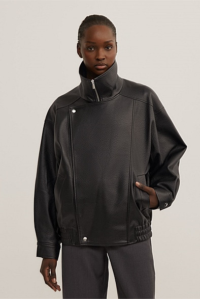 Funnel Neck Bomber Jacket | Witchery (AU)
