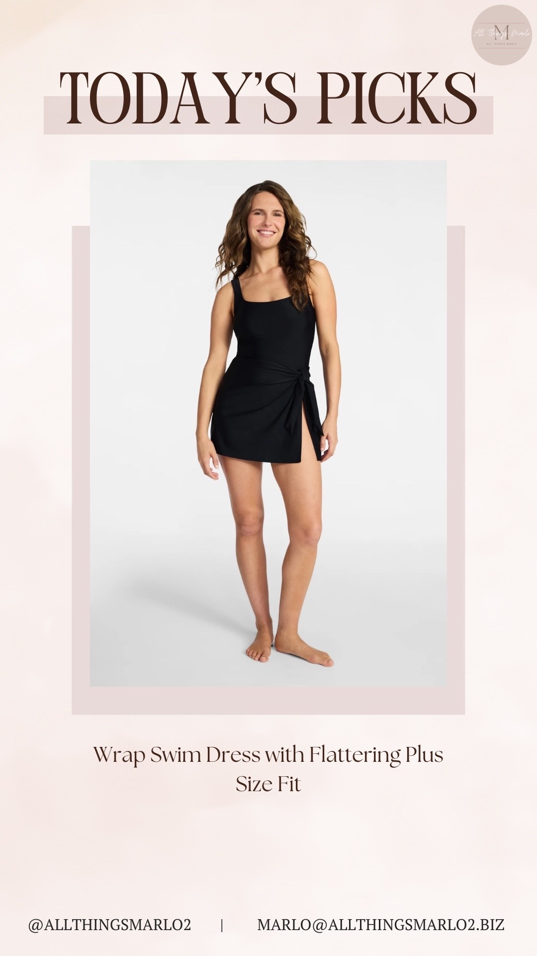 Wrap Swim Dress with Flattering Plus Size Fit

#LTKSeasonal #LTKWorkwear #LTKTravel