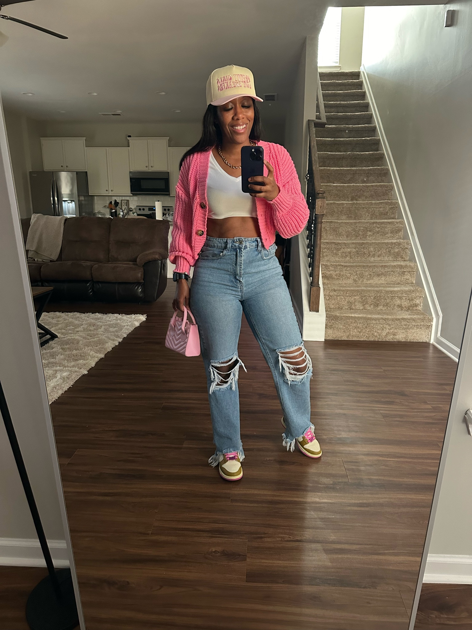 How to style a pink cardigan 

#LTKFindsUnder100 #LTKShoeCrush #LTKStyleTip