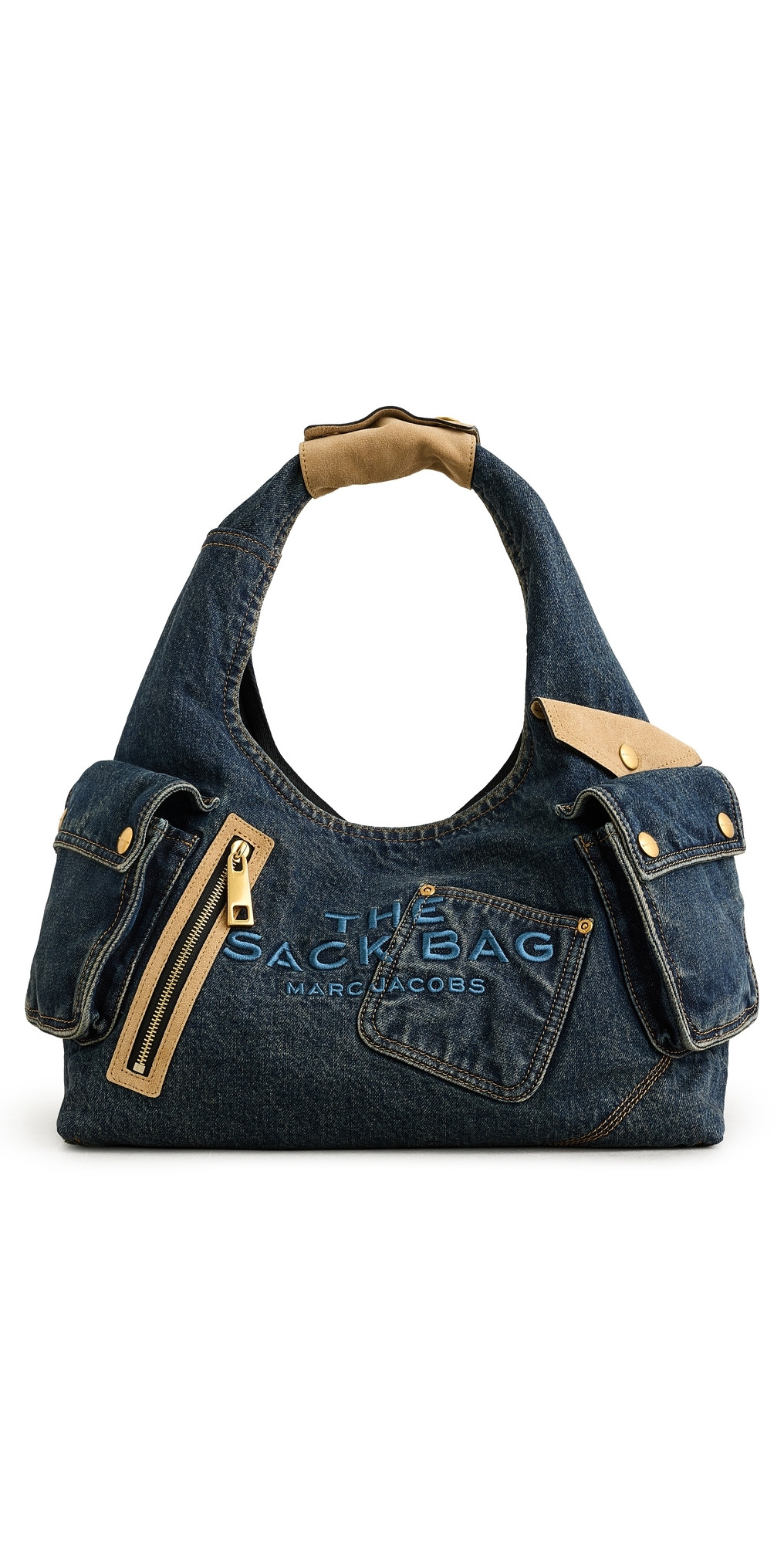 Marc Jacobs The Sack Hobo Bag Dark Wash Indigo One Size | Shopbop
