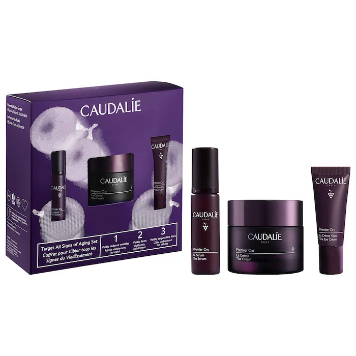 Premier Cru Anti-Aging Trio for Fine Lines and Wrinkles - Caudalie | Sephora | Sephora (CA)