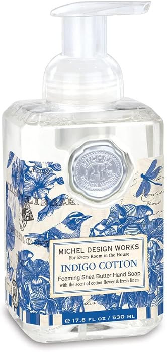 Michel Design Works Foaming Hand Soap, Indigo Cotton | Amazon (US)