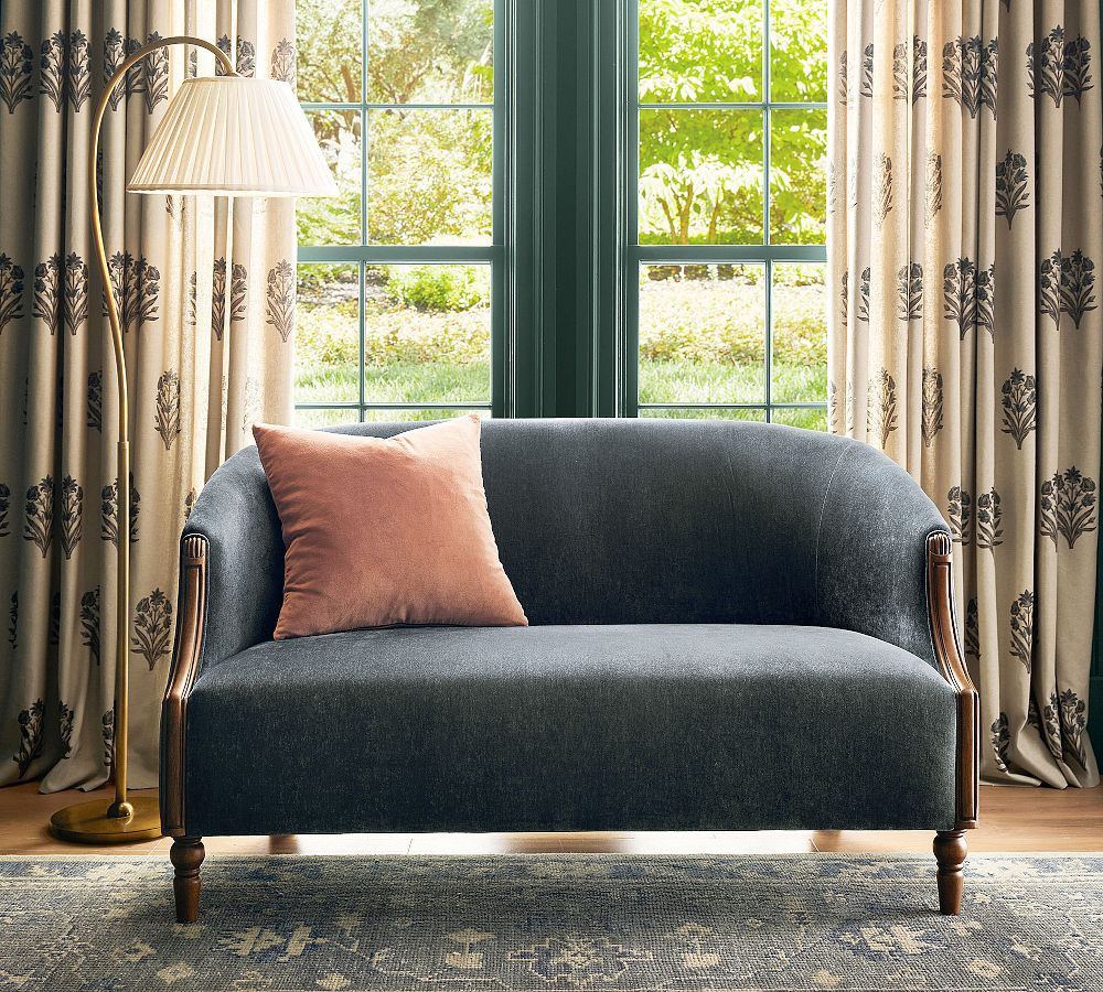 Chris Loves Julia Florence Settee | Pottery Barn (US)