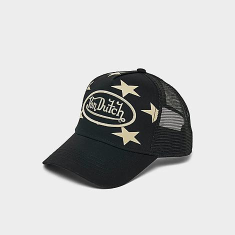 Von Dutch Americana Trucker Hat in Black/Black | Finish Line (US)