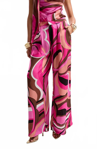 Palace Wide-Leg Pants In Dolce Pink | Shop Simon