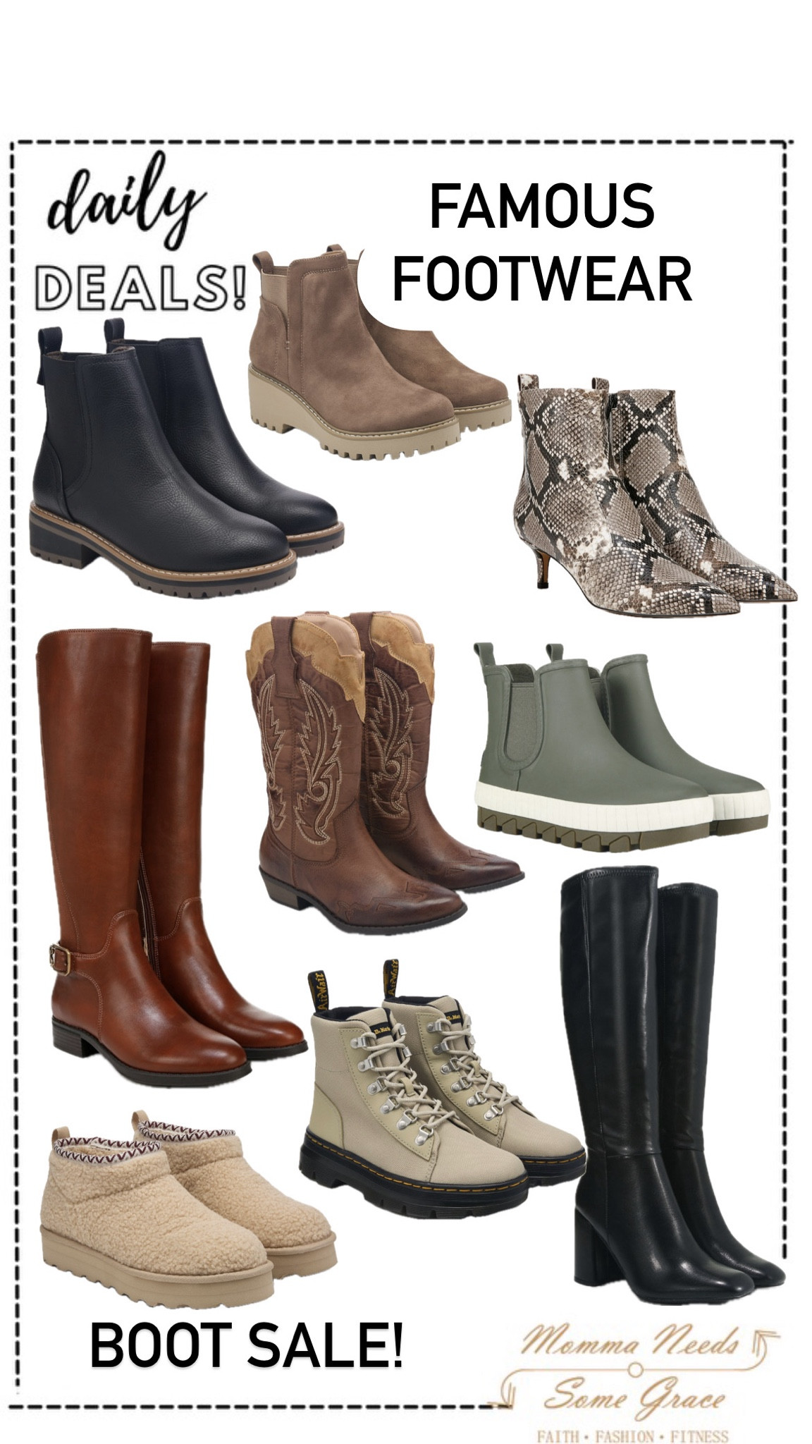 Boots on sale at Famous Footwear! 

#LTKShoeCrush #LTKSeasonal #LTKSaleAlert
