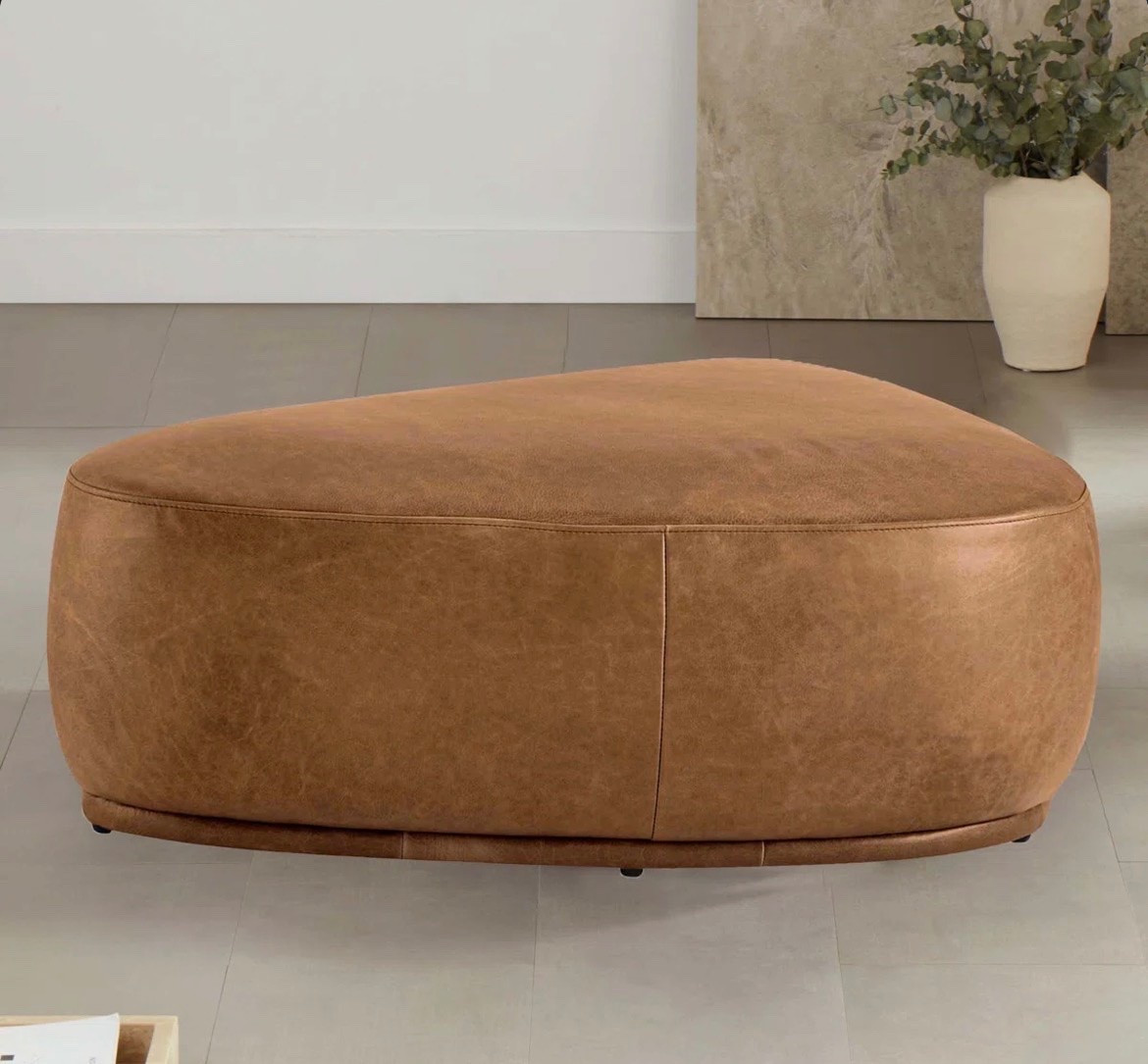 Adna 44" Genuine Leather Triangular Ottoman

#LTKselfcare #LTKMothersDay #LTKdayinmylife