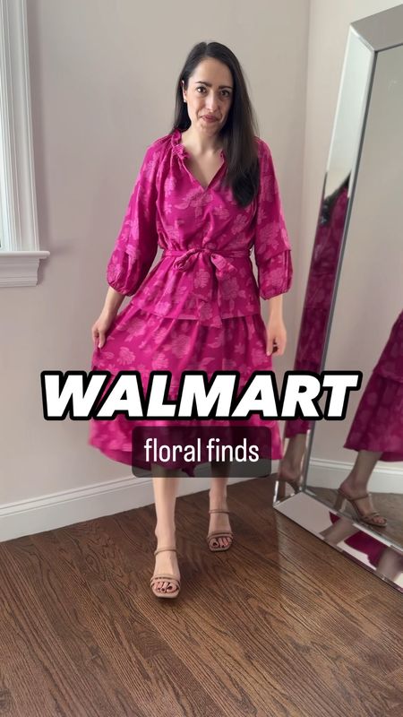 Walmart floral finds 
Affordable fashion 
Pink midi dress
The pioneer woman collection 
Floral blouse 
Wear to work 
Workwear 

#LTKfindsunder50 #LTKVideo #LTKstyletip