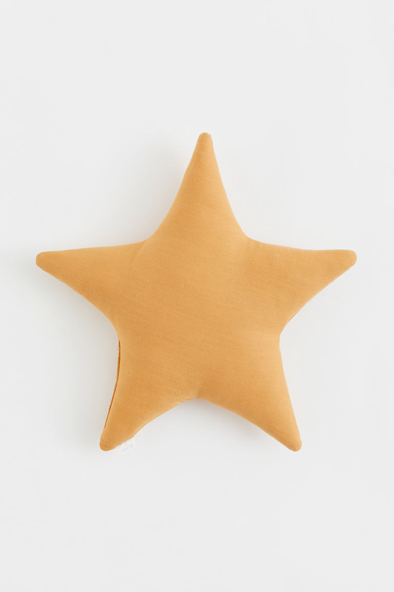 H & M - Star-shaped Cushion - Yellow | H&M (US + CA)