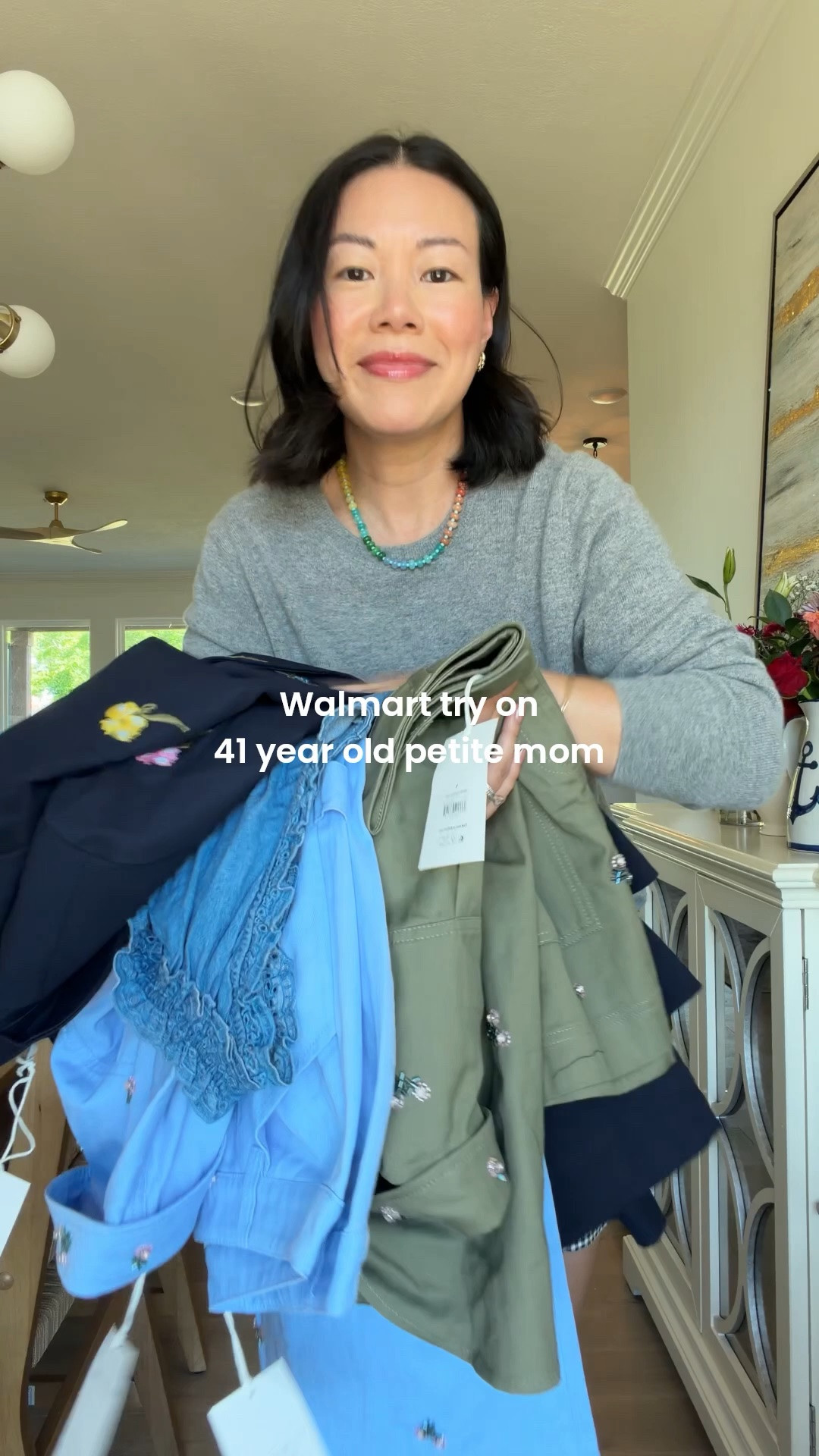 Love how wearing a matching makes you feel instantly put together!

FYI I am 5’4” and around 130 lbs. 

Wearing a Small in the shirts and top, Medium in blazer, and 4 in skirt and pants. I could have sized down to a 2 in the blue pants.

#LTKootd #LTKPetite #LTKOver40