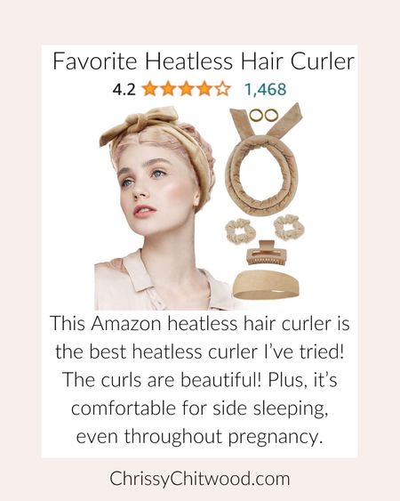 Favorite Heatless Hair Curler! This Amazon heatless hair curler is the best heatless curler I’ve tried! The curls are beautiful! Plus, it’s comfortable for side sleeping, even throughout pregnancy.

This is how I’m waking up with my hair curled and ready to go this Easter … even at 41 weeks pregnant! 

Amazon find, favorite finds, beauty fav, hairstyle, hair style 

#LTKbeauty #LTKbump #LTKfindsunder50