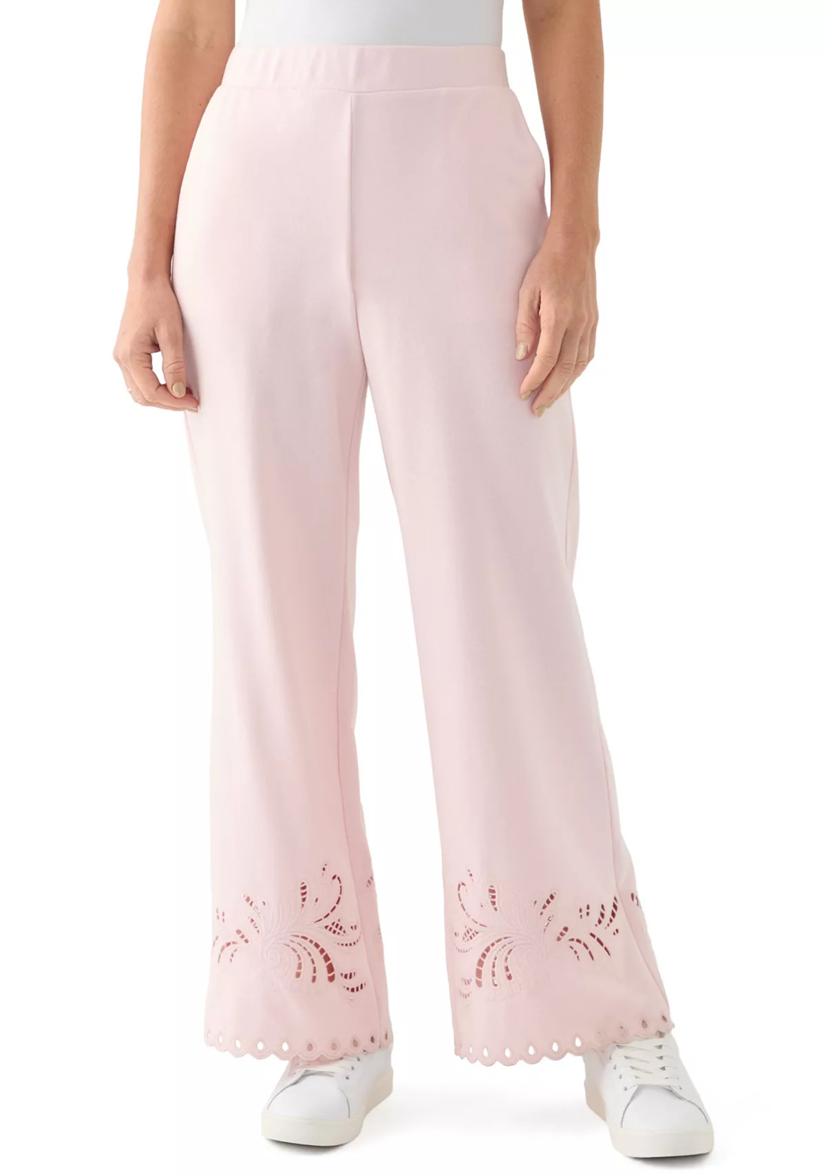 PhilosophyWomen's Wide Leg Lace Detail Front Pants | Belk