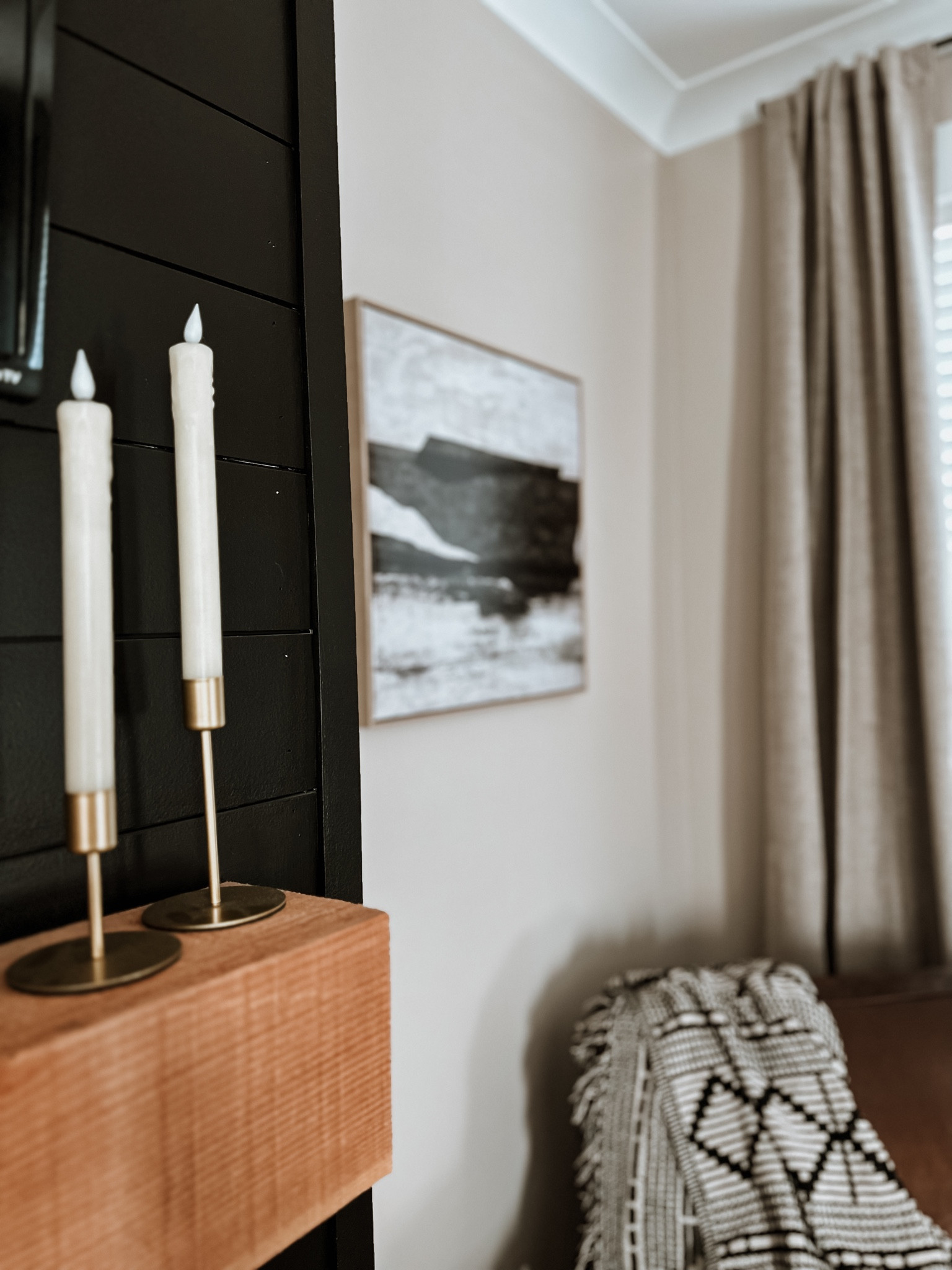 The bedroom is a perfect place for a fireplace and moody vibes 

#LTKhome