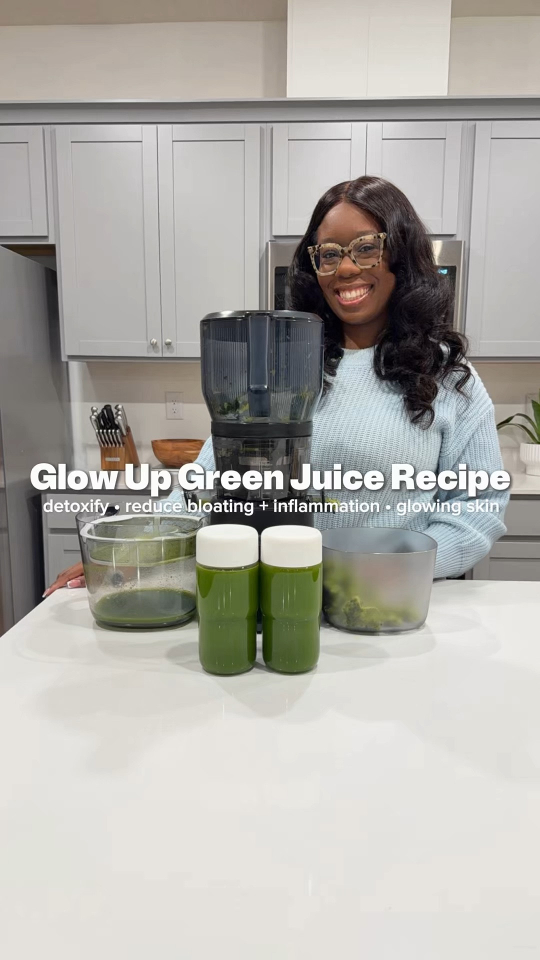 Let’s make my Glow Up Green Juice!! Perfect for when your body needs a reset & you want to nourish your gut! Also amazing for your skin! Shop my juicer & accessories on namawell.com & use code DERRIAN10 to get 10% off site wide! Happy Juicing! 💚 

#LTKSaleAlert #LTKfoodie #LTKHome