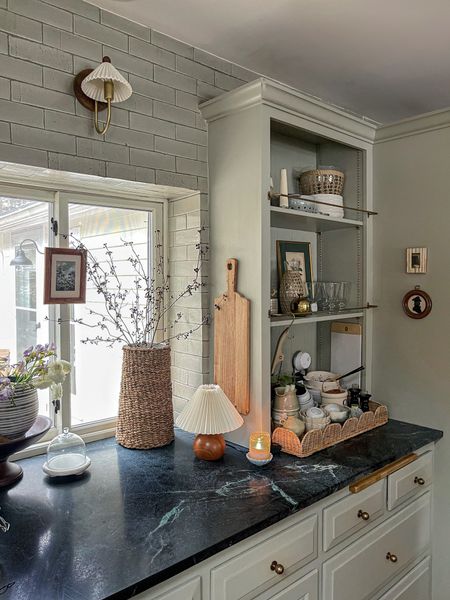 The constant in our current kitchen and the old one? @fireclaytile handmade brick. I was legit sad to leave the herringbone behind but knew that it just wouldn’t translate in the new kitchen. To soften the blow, I decided to tile this niche both for visual impact & to get the elevated, old world, café vibe I was going for. Best decision by far. What kitchen do you like best?! 

Elk handmade brick in current kitchen, Klamath handmade brick in old kitchen

PS. Were you here for the great grout fiasco of 2021? Go check out my Backsplash and Backsplash 2 story highlights to get caught up…or comment here and I’ll send you the Reel!  

#farmhousedialfano 

#LTKFind #LTKhome