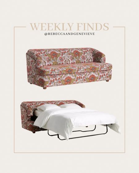 Weekly find: this beautiful sleeper sofa. A great addition to any living space, its pull-out, queen-sized bed stylishly invites your guests to turn in for the night.

#LTKhome
