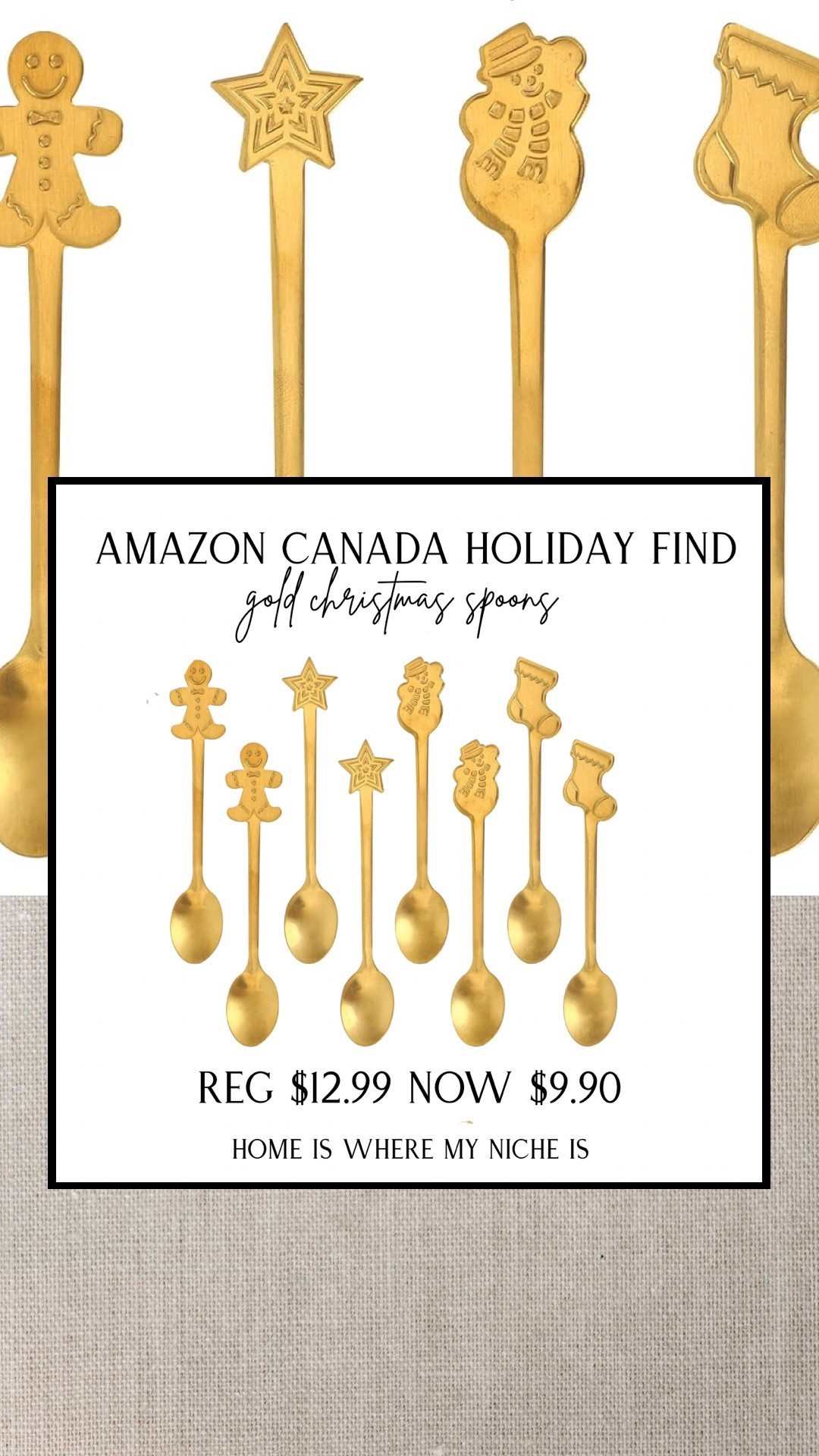 H O L I D A Y / ordered these adorable gold Christmas spoons for the kids advent calendars ♥️

Amazon Canada | Advent Calendar + Stuffers

#LTKkids #LTKcanada #LTKholiday
