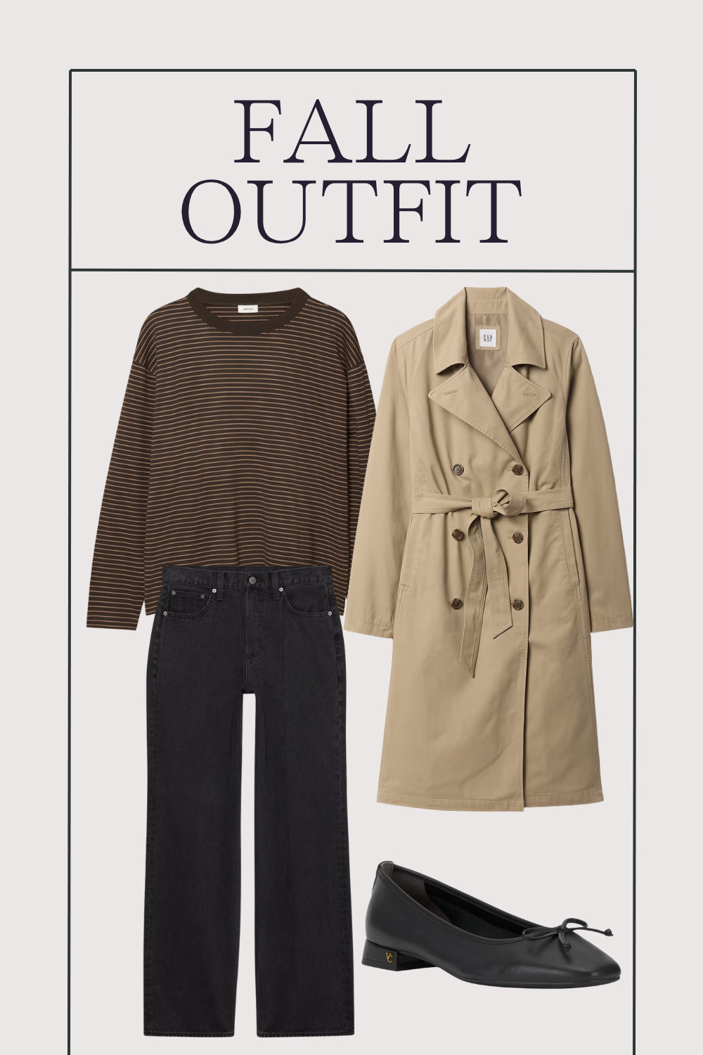 Trench coat outfit

Black and brown outfit, ballet flats, trench coat, causal fall outfit, chic fall outfit 

 #LTKootd #LTKSeasonal #LTKWorkwear