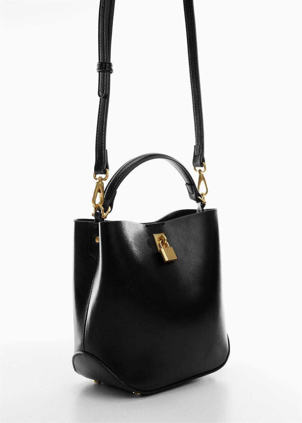 Padlock mini shopper back | MANGO (US)