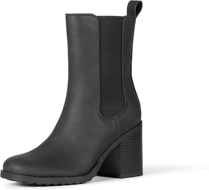 Amazon Essentials Women's Mid Calf Heeled Chelsea Boot | Amazon (US)