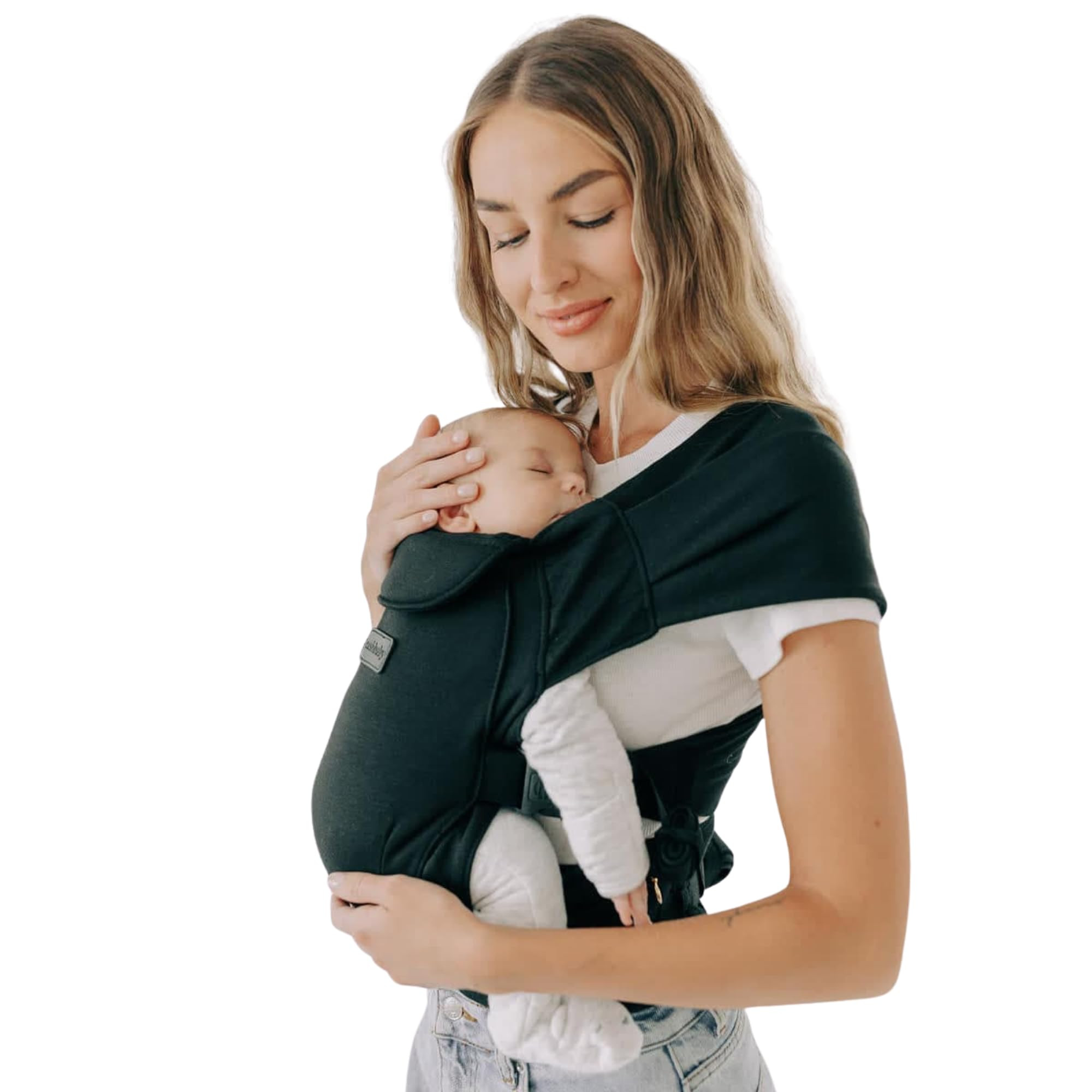 Tushbaby Pearl Wrap Carrier – Ergonomic Wrap for Newborns 8-20 lbs – Hands-Free Baby Carrier ... | Amazon (US)