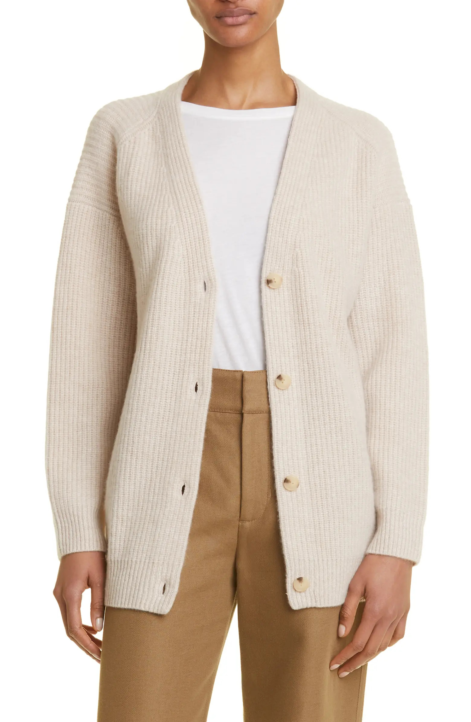 Oversize Wool & Cashmere Cardigan | Nordstrom