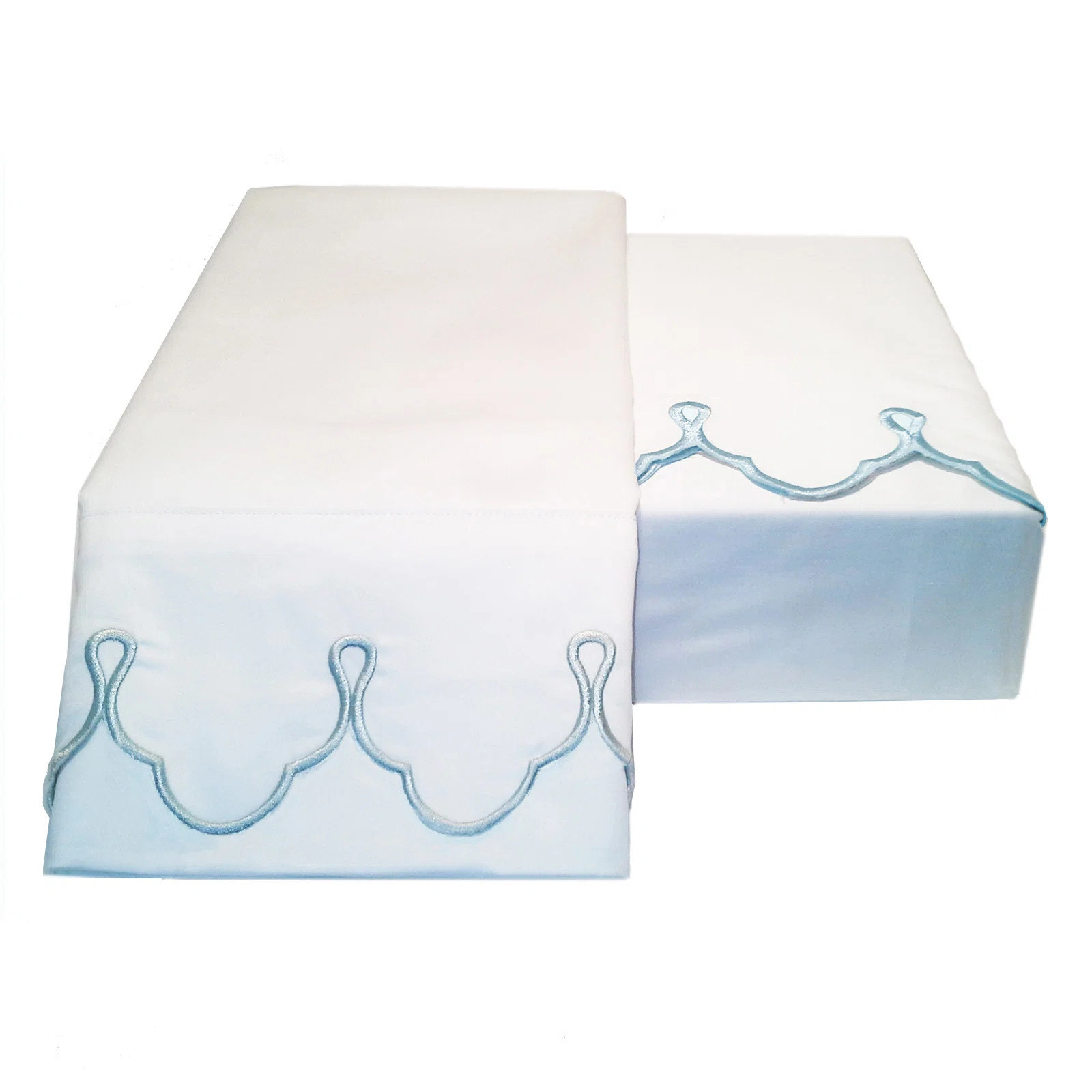 Scalloped 100% Cotton Standard Sheet Set | Wayfair North America