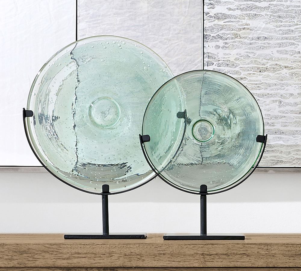 Glass Disk on Stand | Pottery Barn (US)