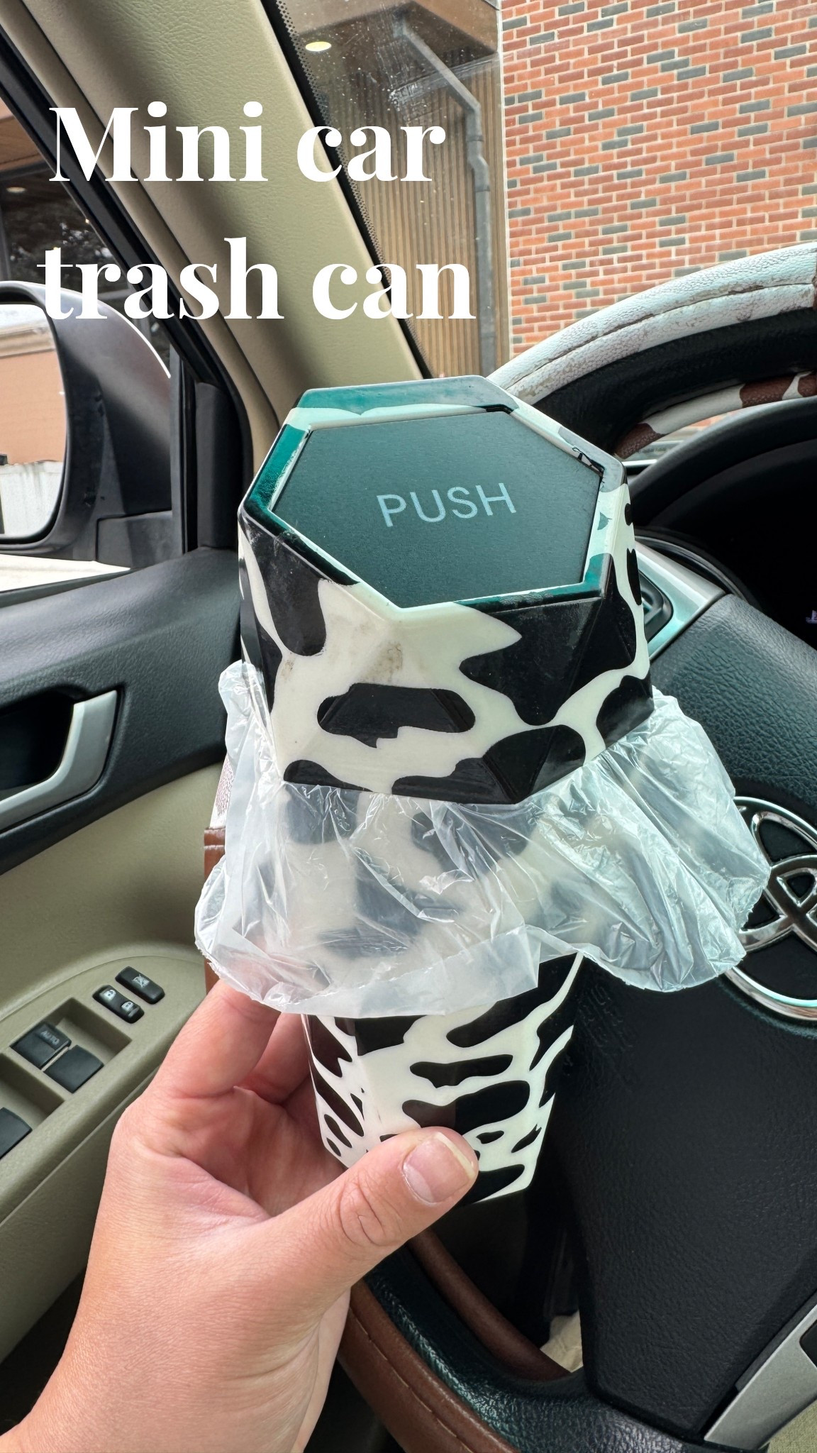 Comes with little baggies to keep it all clean inside too 😍 I love my mini car trash can to keep my car fresh throughout the week! 

#LTKdayinmylife #LTKHome #LTKTravel