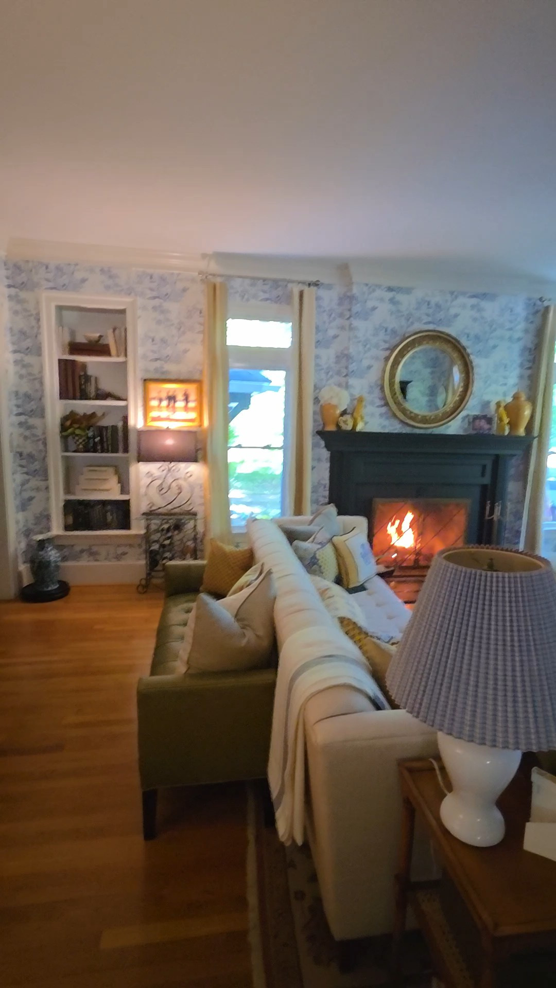 Spring chill and new toile wallpaper And it was may 3rd (not 2nd oops) but this quite literally NEVER happens 

#LTKHome #LTKdayinmylife #LTKstorytime