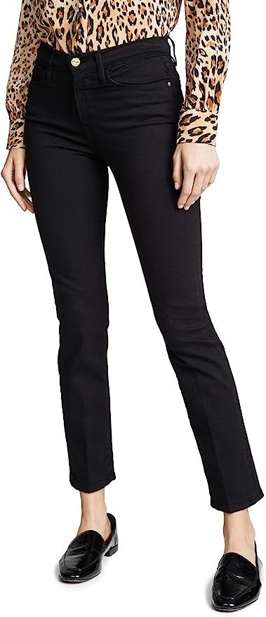 FRAME Women's Le High Straight Jeans | Amazon (US)