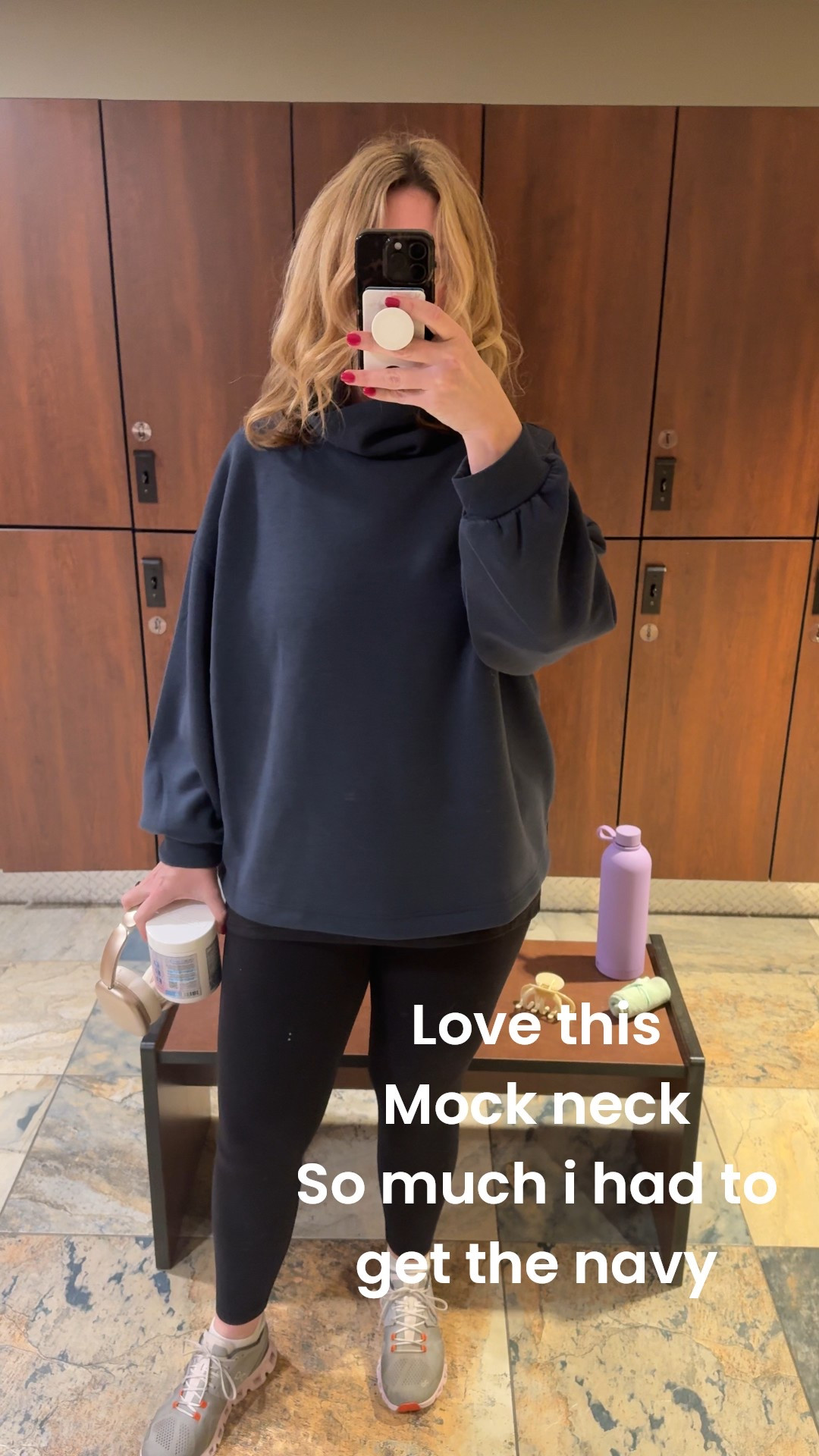 These flounce mock necks are my fav !!  I went for a size large for this one and it fits good . 

#LTKmidsize #LTKcurves #LTKcanada