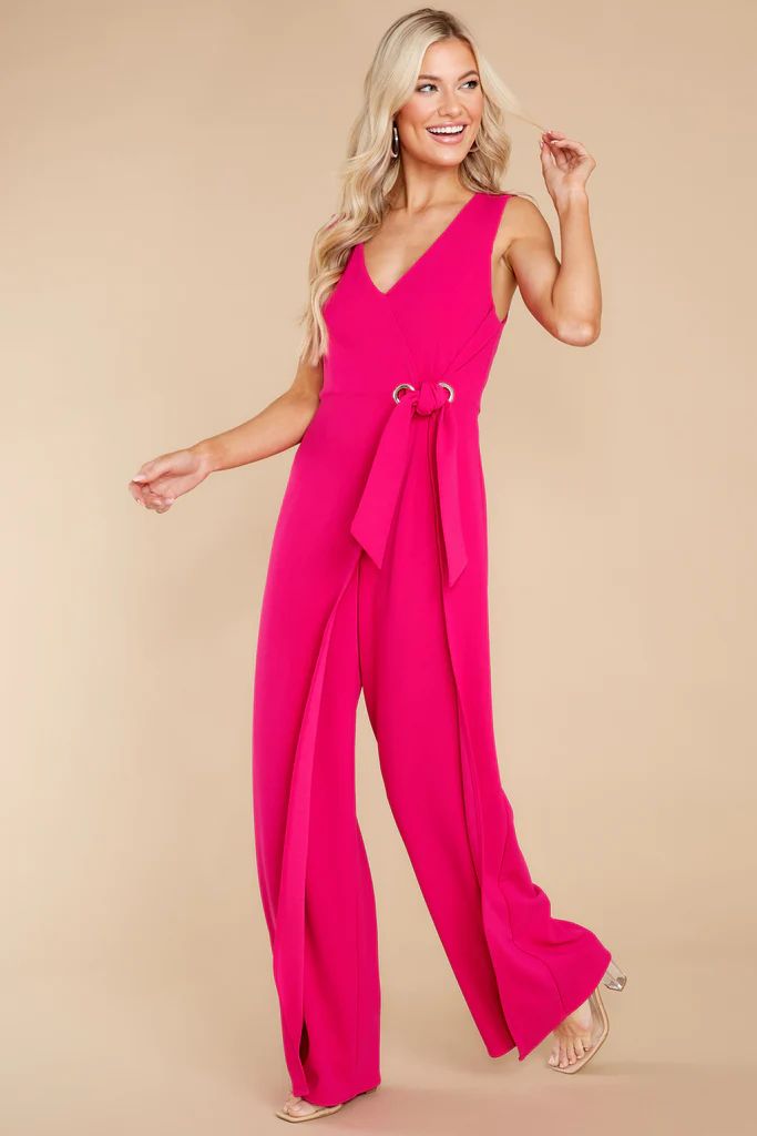 When We're Together Magenta Jumpsuit | Red Dress 