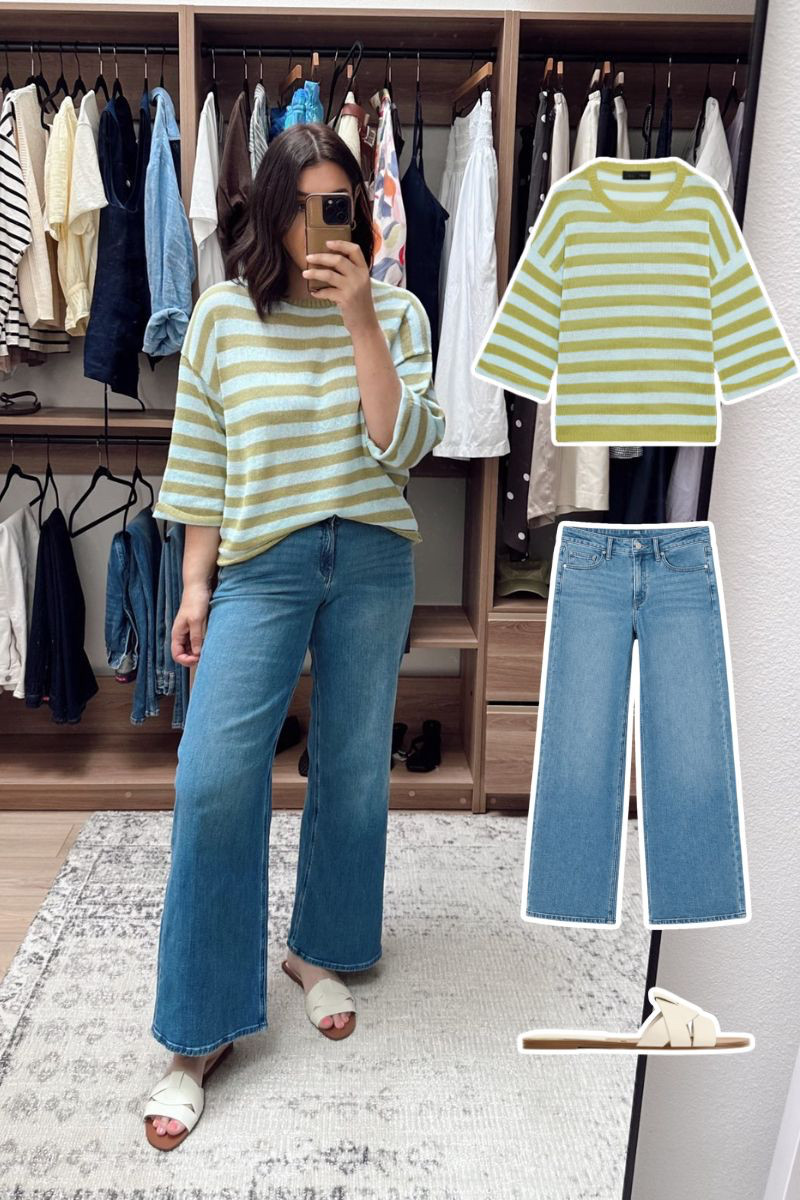 Six of my favorite pieces from @Zara this spring! + my favorite denim from @quince! I'm in the 30. 

 