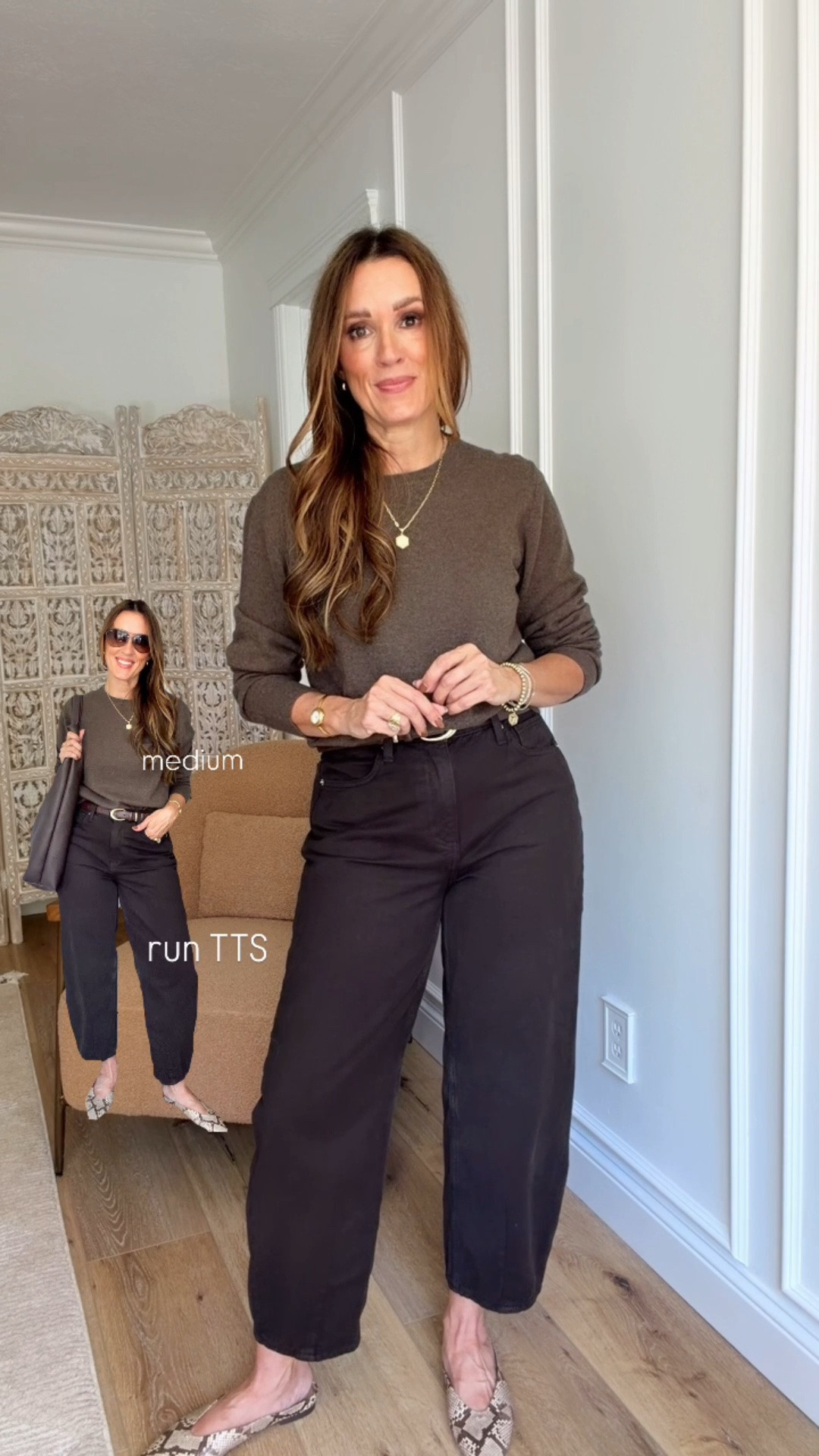 Don’t say I didn’t warn ya! These truly are some of the most versatile jeans I have bought in a while.
•
💫 Sizing (I’m a little over 5’6”, small top, 6 pants):
-Sweater-small
-Jeans-wearing 6
-Shoes-run TTS
•
Over 50 style, over 40 fashion, fashion over 40, fashion over 50, how to style, casual outfit, outfit idea, fall outfit, beauty over 50

#styleover50 #fashionover40 #styleover40 #ifIWereYourStylist

#LTKOver40 #LTKgrwm #LTKootd