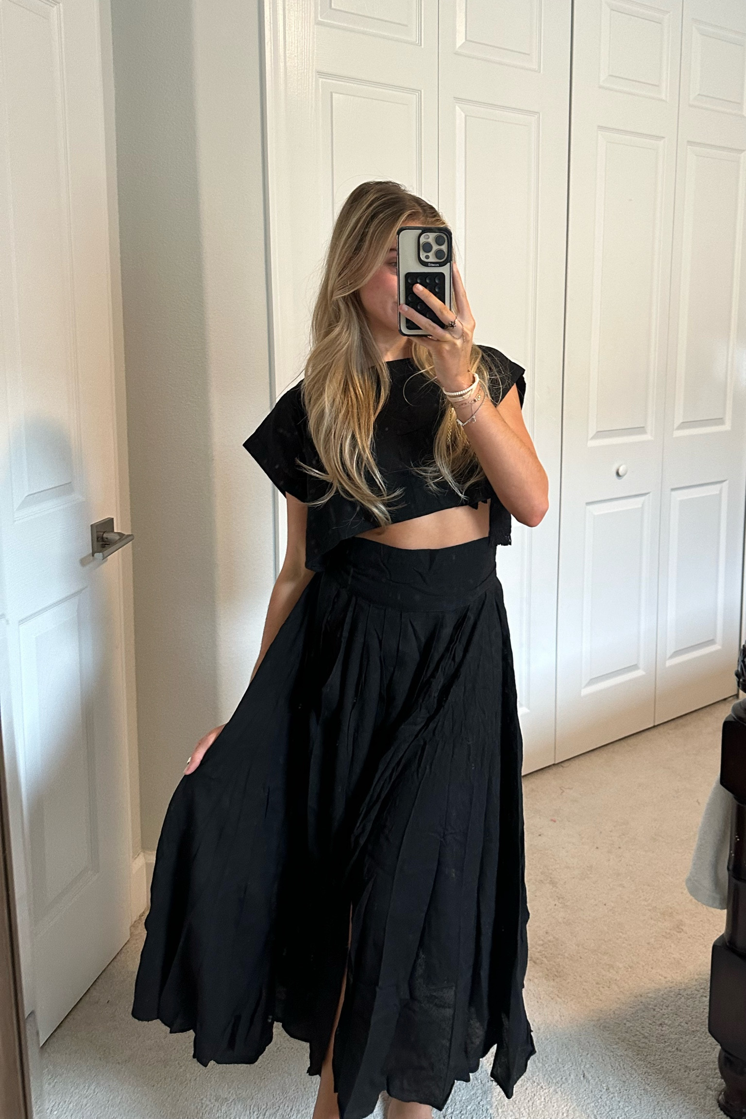 Free People Sundown Skirt Set. Outfit. OOTD. Matching set. Skirt set. Two piece matching set. Crop top skirt set  

#LTKSeasonal #LTKfindsunder100 #LTKstyletip