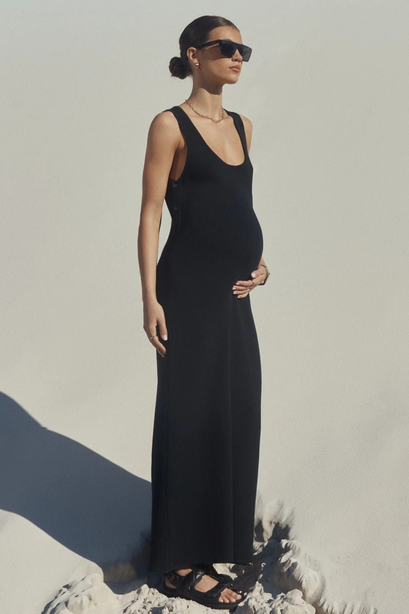 Resort Dress (Black) | Legoe Heritage Maternity APAC